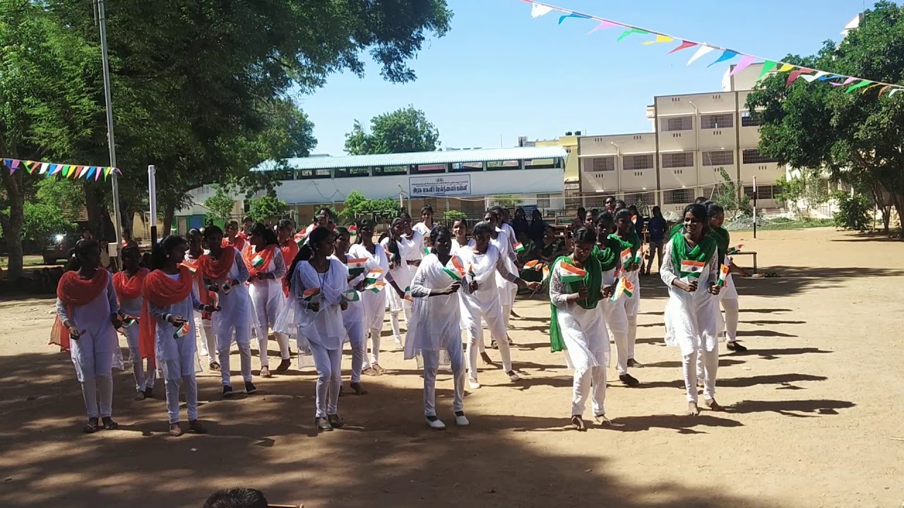 Thaimanikodi dance performance by GGHSS girls Thanjavur☺️💐👌
