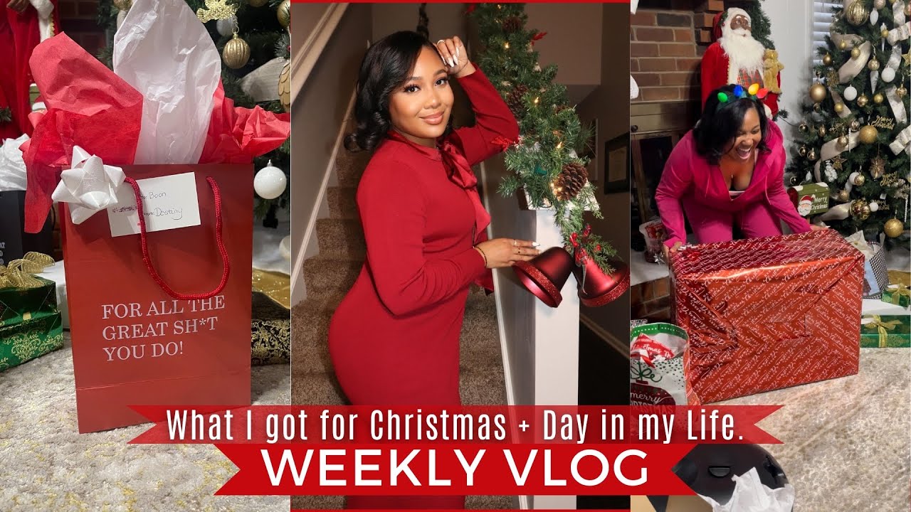 Weekly Vlog: Christmas Day + Opening Gifts with Family + What I got for Christmas + I Love You.