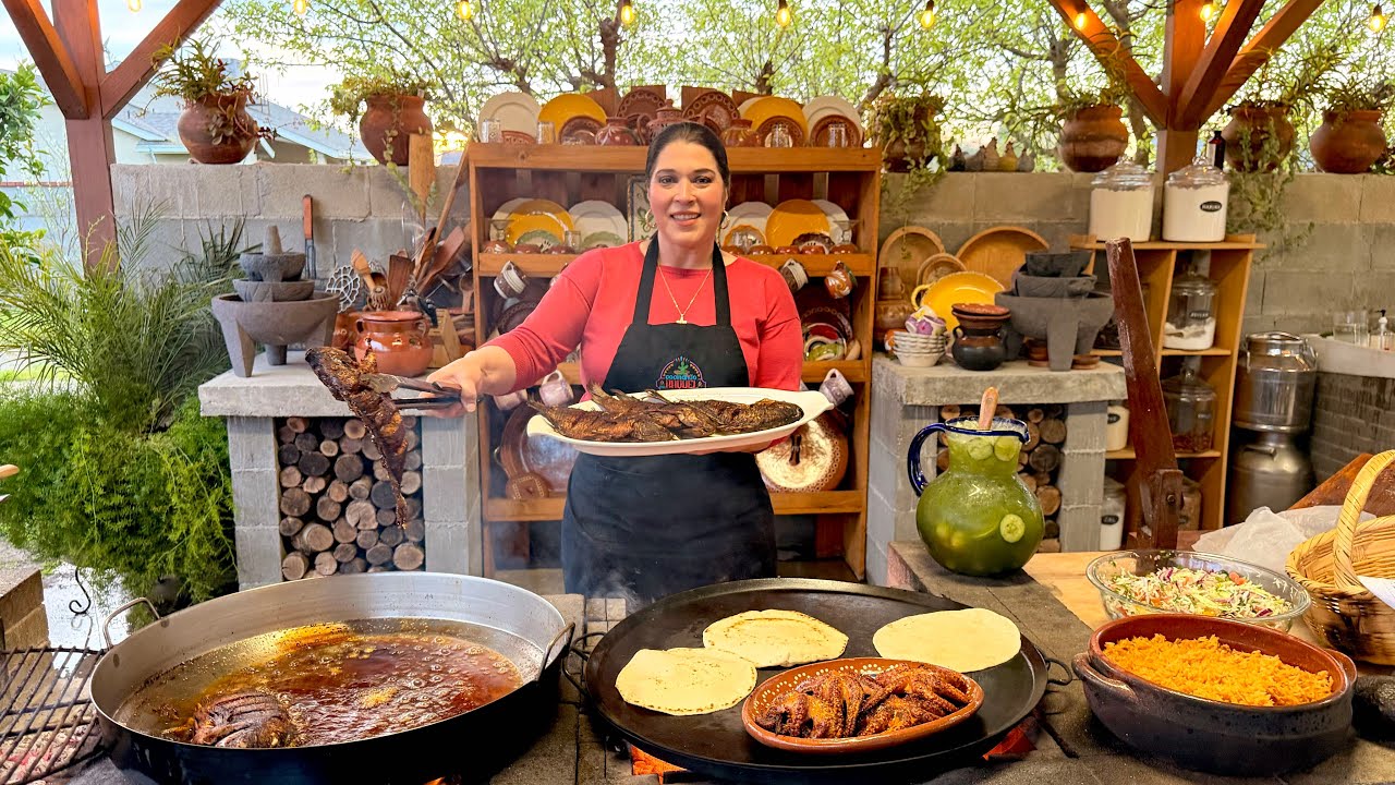 MOJARRAS FRITAS Y PULPO ZARANDEADO!!
