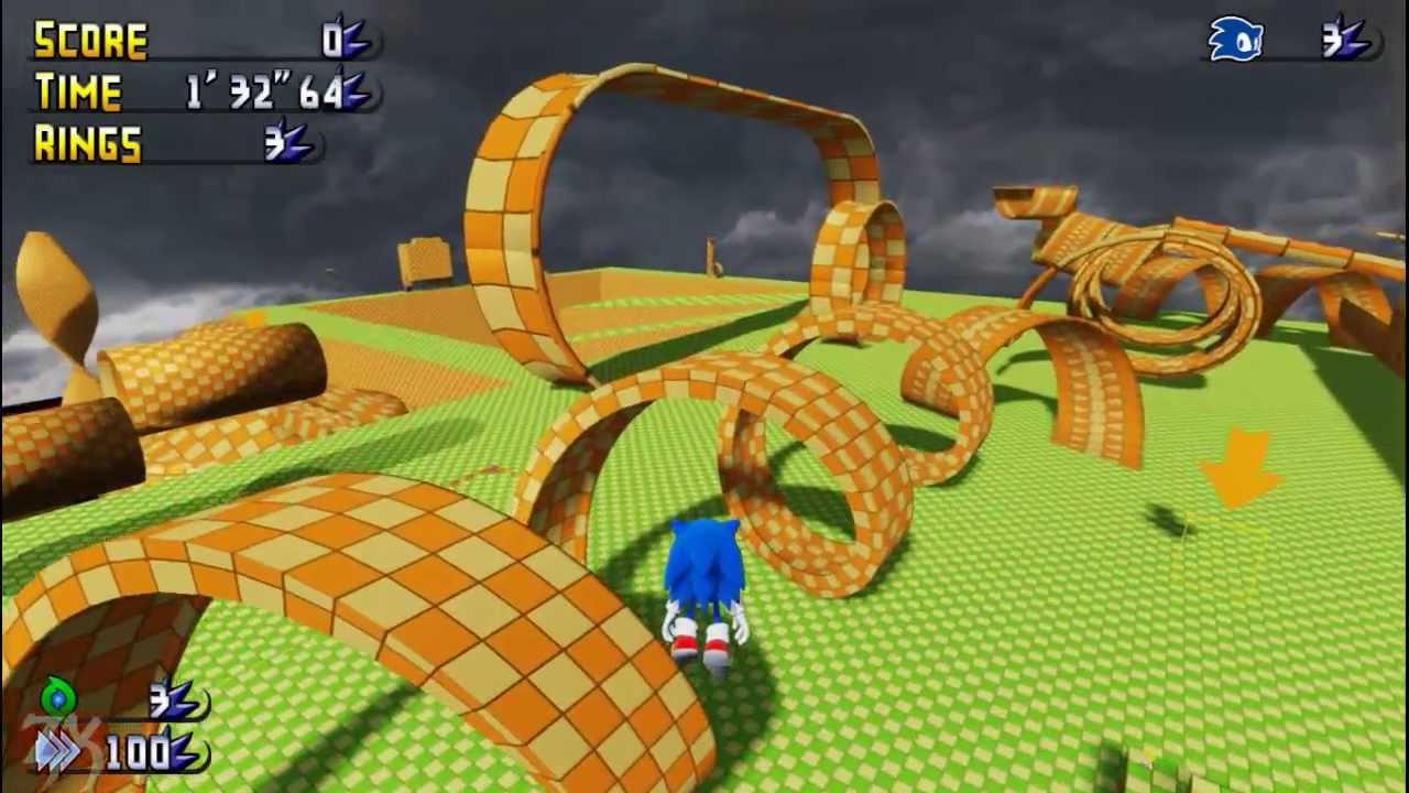 Sonic GDK Release 6 Test (Special Stage,Test map,Sonic Colors) [200 Sub Special!]