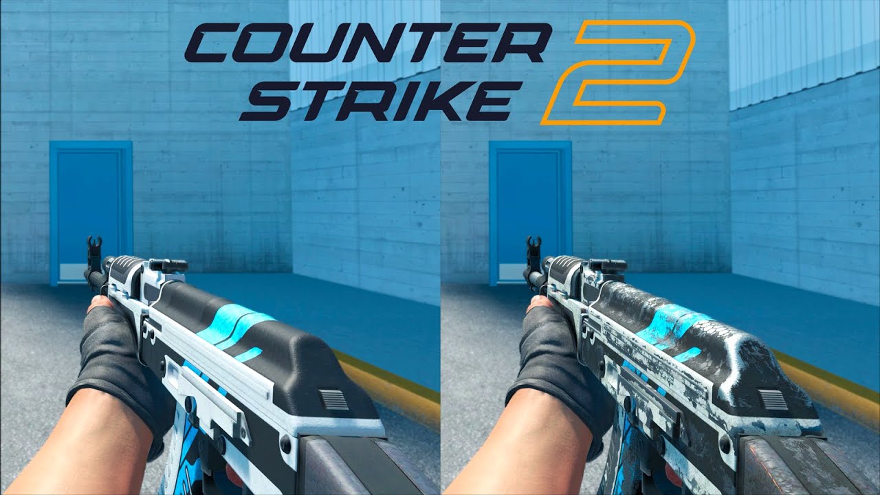 CS2 AK-47 | Vulcan - Skin showcase all floats [4K60FPS]