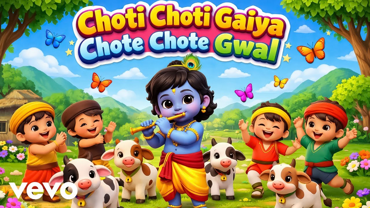 Rashmi Yogini - Choti Choti Gaiya Chote Chote Gwal (Kids Video)