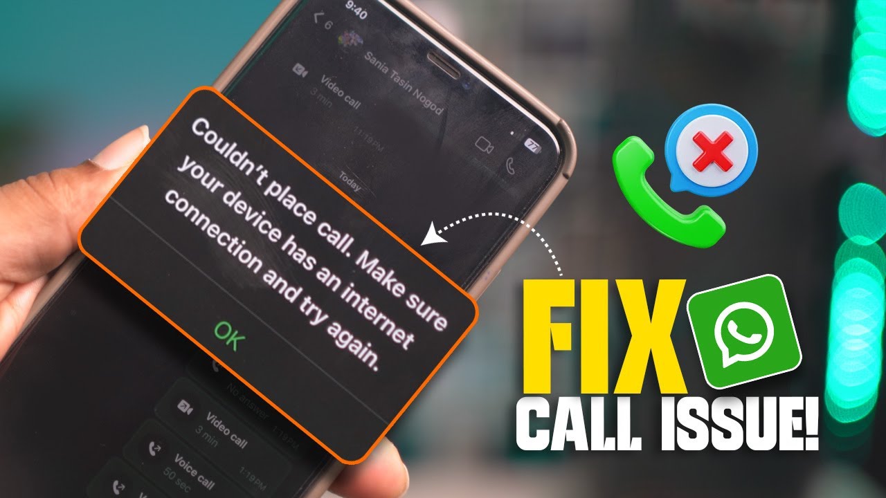 Fix Couldn't Place Call on WhatsApp iPhone | WhatsApp Call Failed on iPhone