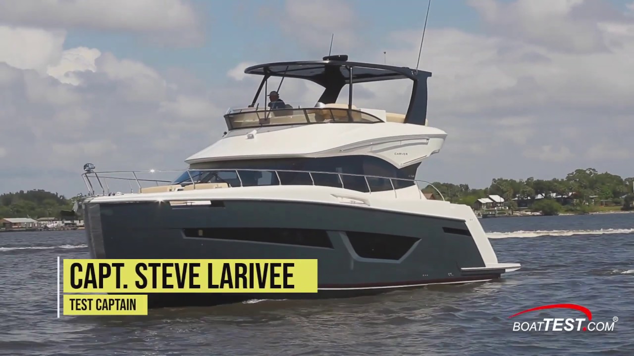 Carver C52 Command Bridge (2019-) Test Video - By BoatTEST.com