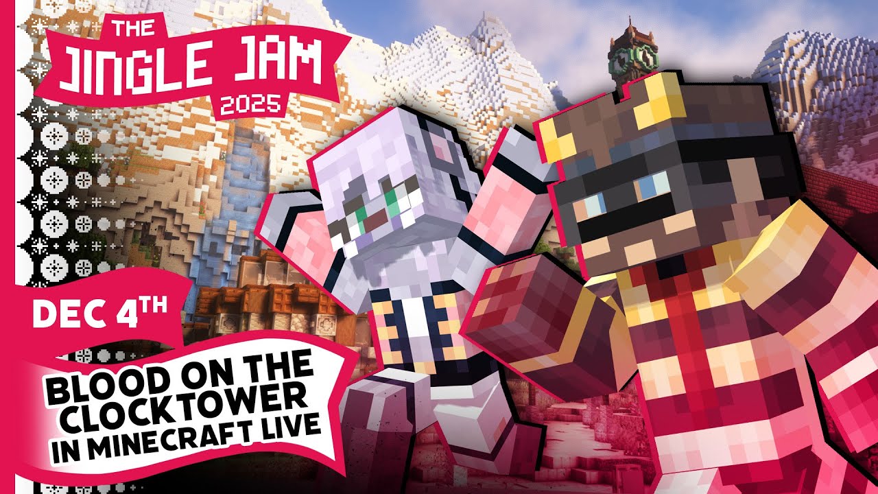 Lies and Liabilities - Blood on the Clocktower in Minecraft Live | Jingle Jam 2025 Day 4
