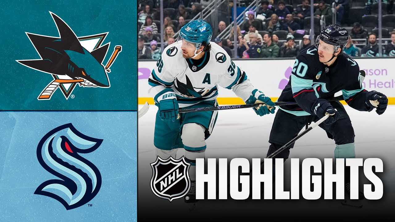 San Jose Sharks vs. Seattle Kraken | NHL Highlights | November 15, 2025