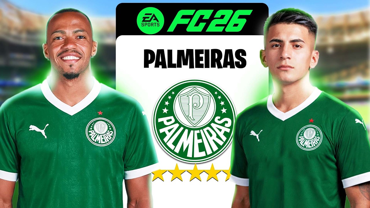 Eu testei o PALMEIRAS com as NOVAS CONTRATAÇÕES