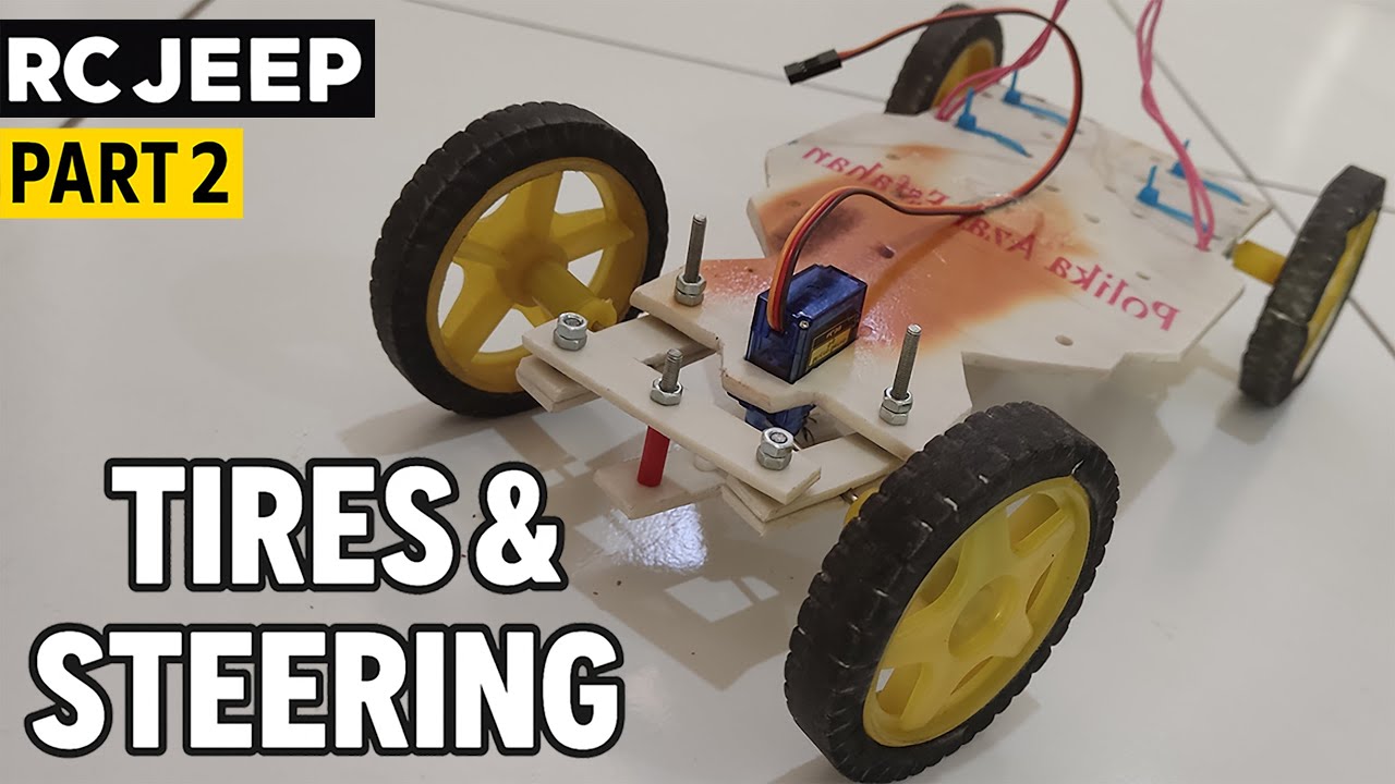 How I Made a Working RC Jeep From Scratch Under $25 | Part 2: Wheels & Steering