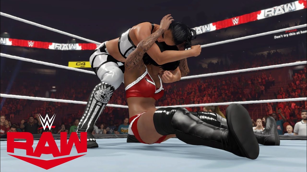WWE 2K23 RAW ALICIA FOX (W/THE BELLA TWINS) VS SHAYNA BASZLER (W/RONDA ROUSEY)