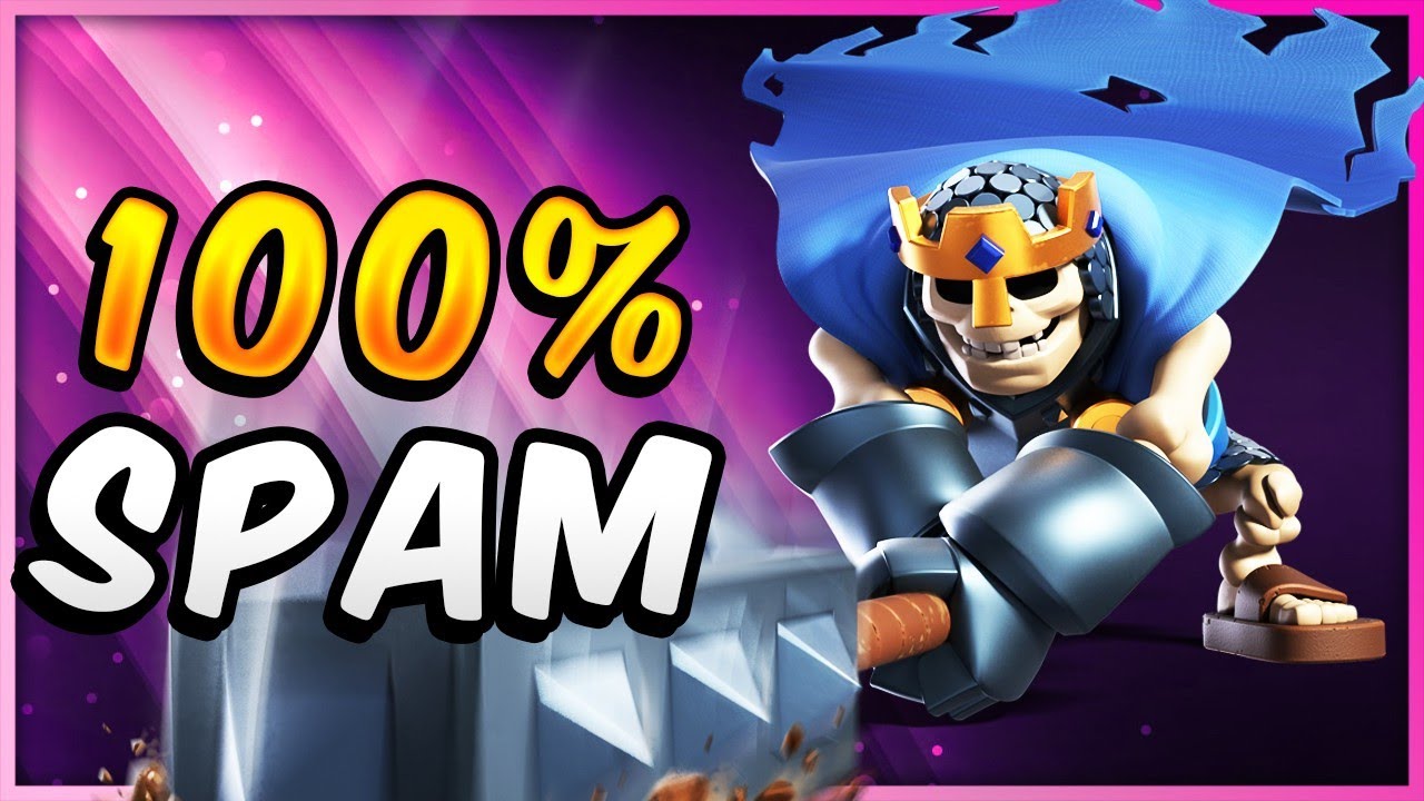 I will spam to the TOP of Clash Royale!