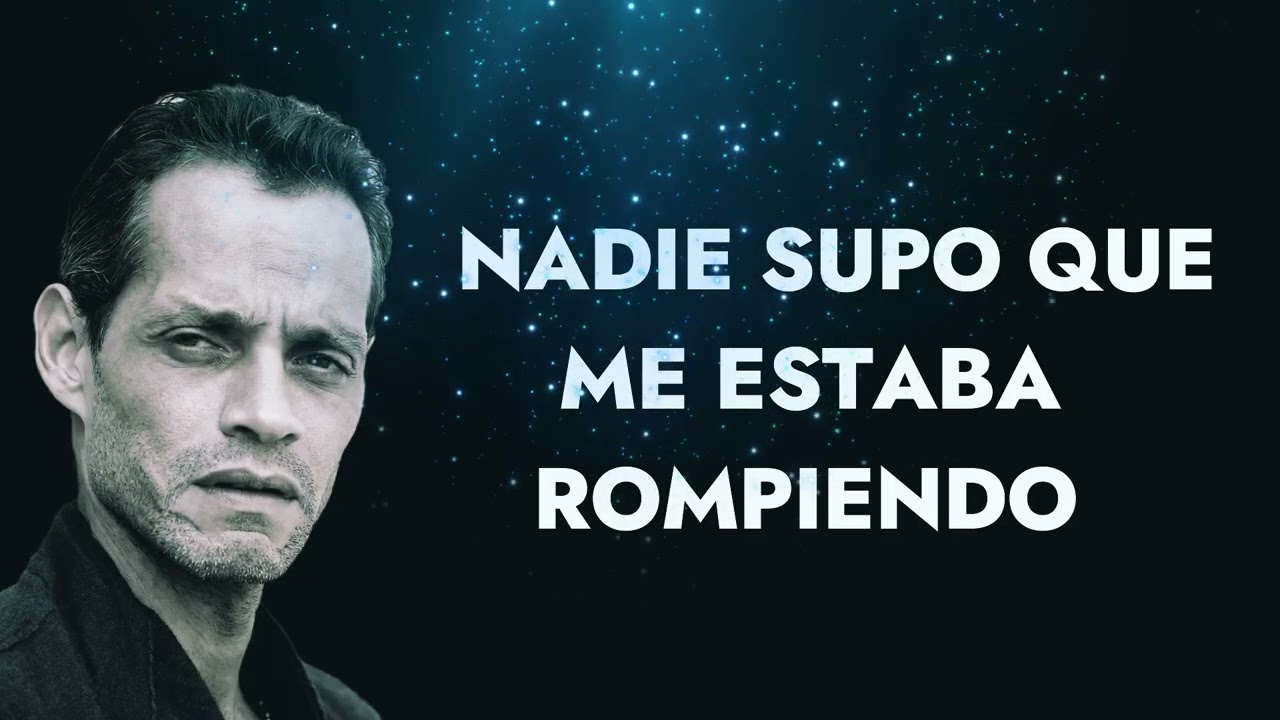 MARC ANTHONY Nadie Vio Mi Derrumbe – Bolero Dramático de Voz Latina Intensa 💔