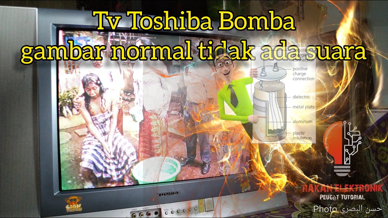 Memperbaiki tv Toshiba 21