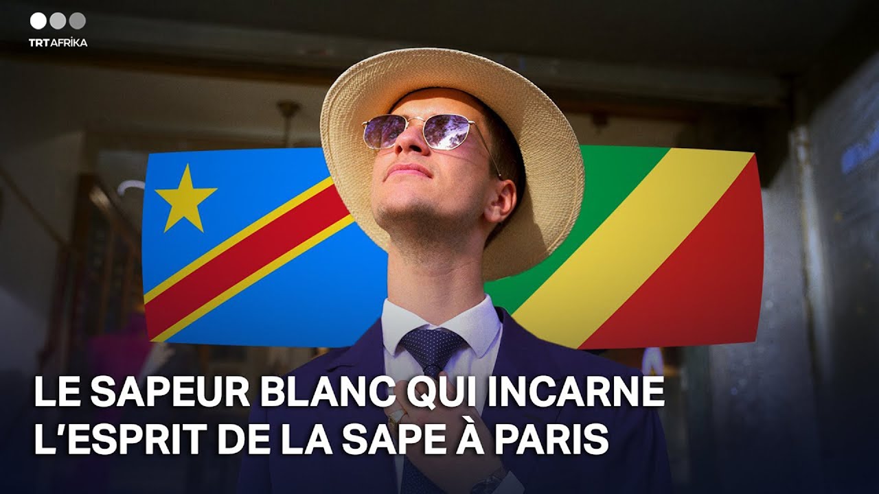 Le sapeur blanc qui incarne l'esprit de la SAPE à Paris