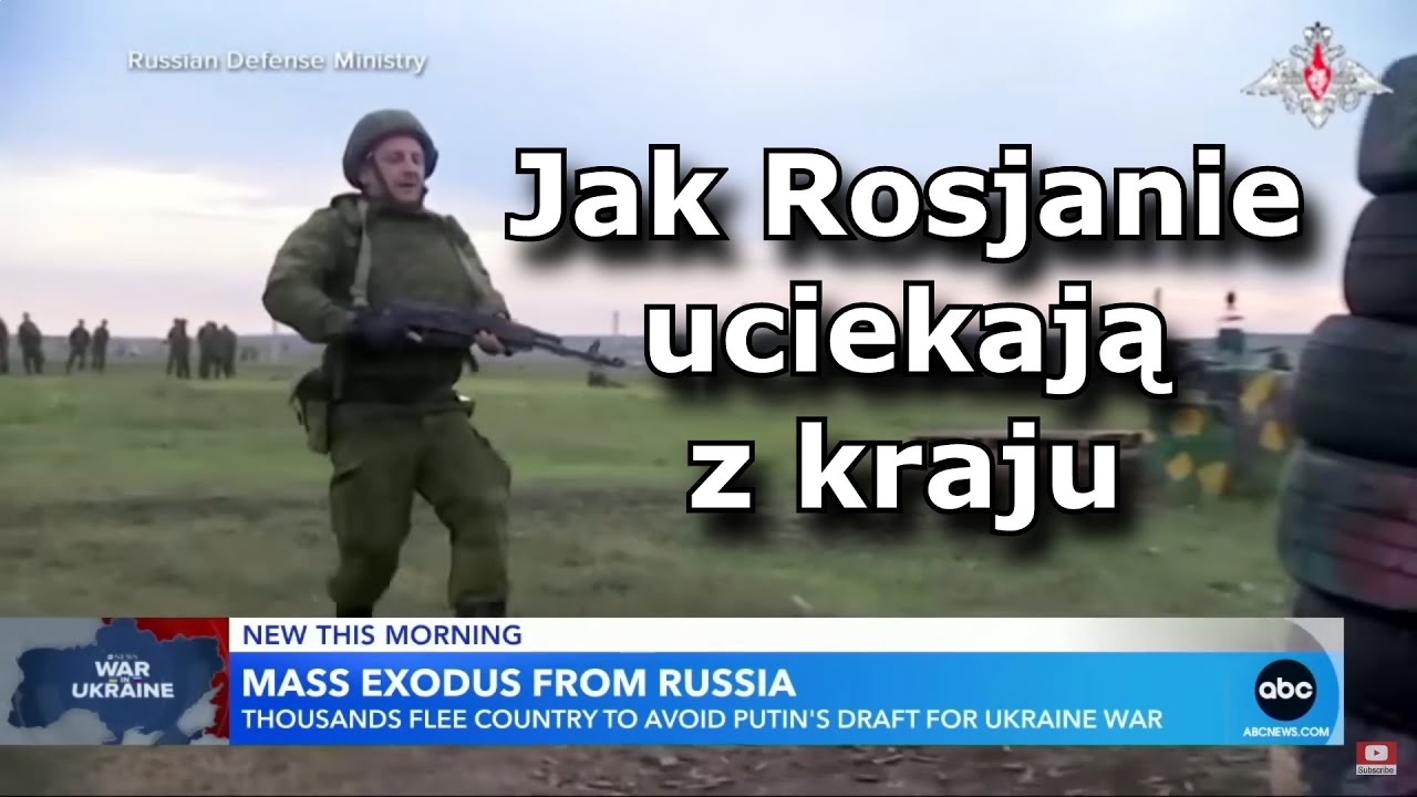 Jak Rosjanie uciekają z kraju