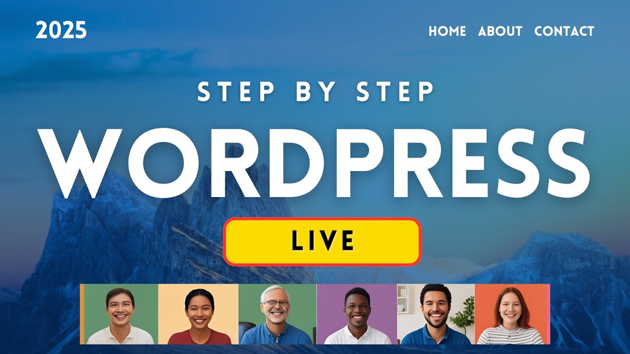 How To Make a WordPress Website - LIVE - 2025