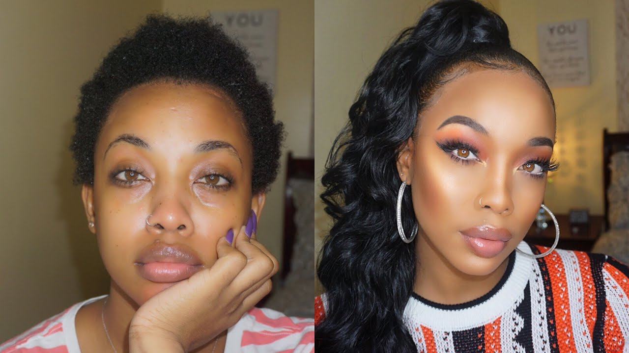 HOW TO| Sleek High Ponytail On Natural 4c TWA| NO HEAT! | Yes You Can Sis