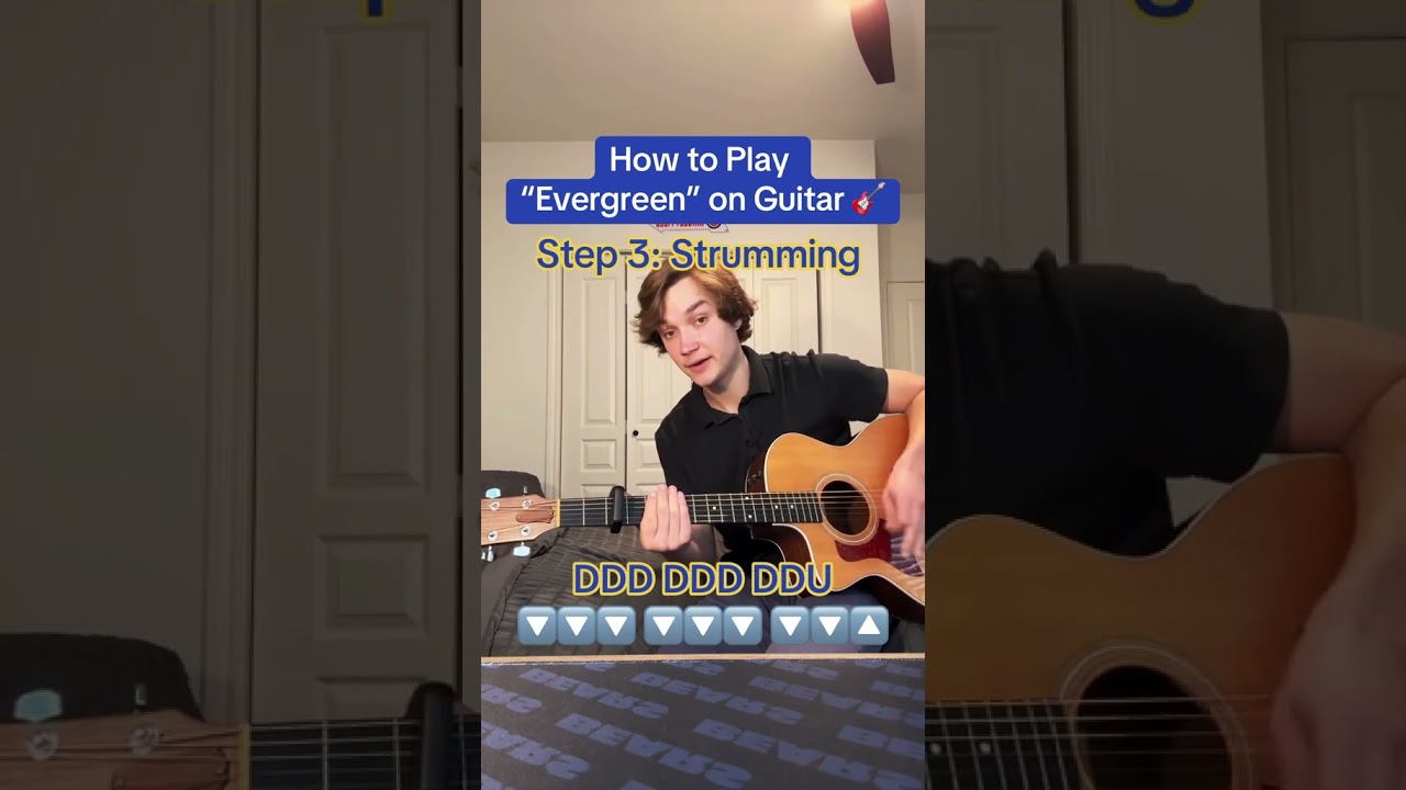 How to Play &ldquo;Evergreen&rdquo; 🎸 #shorts