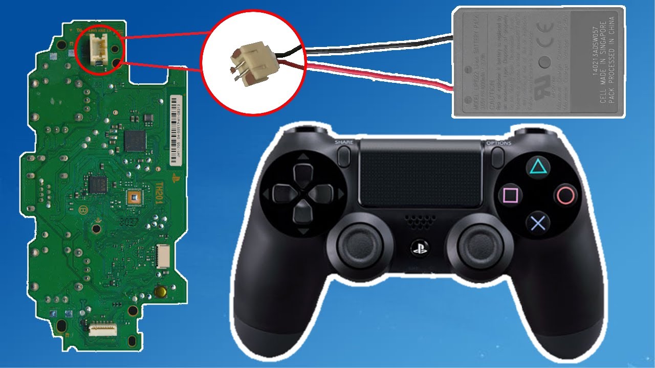 How to fix a broken battery connector on your Playstation 4 controller