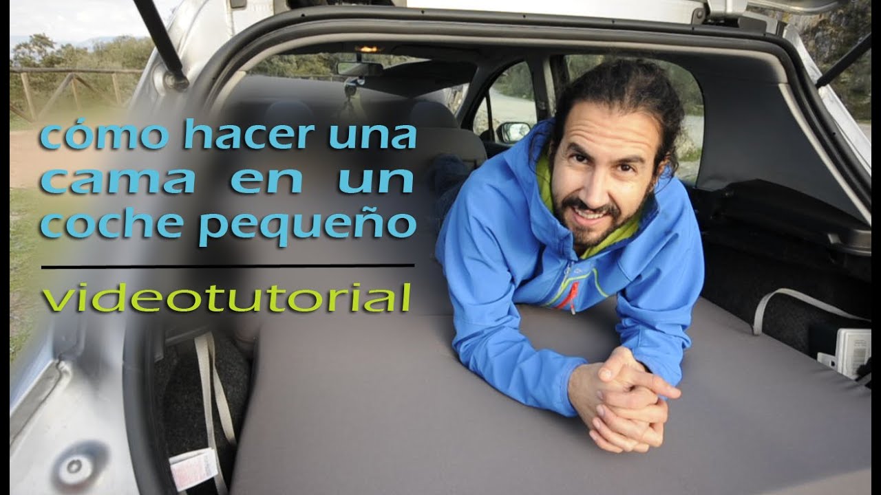 Cómo hacer una cama en un coche. Peugeot camper.