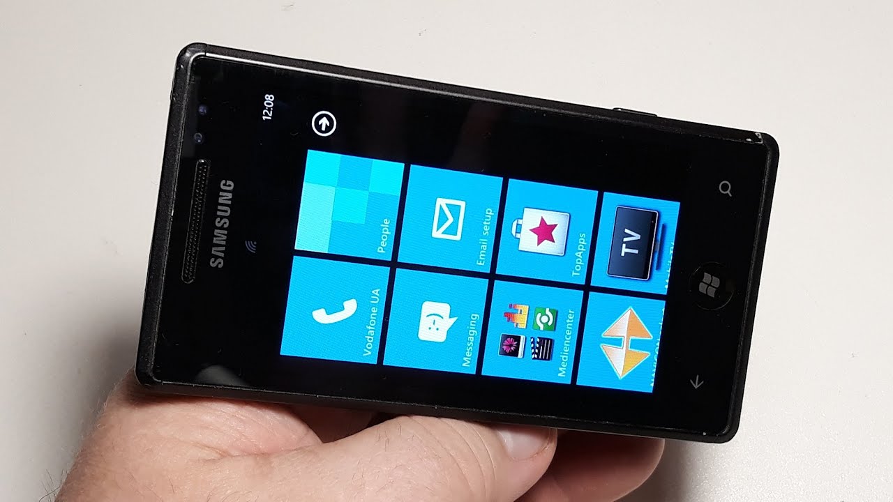 Samsung GT I8700 Omnia 7 Microsoft Windows Phone 7. Qualcomm QSD8250 Snapdragon S1