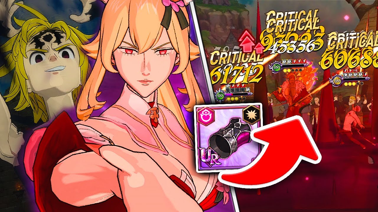 VERY IMPRESSIVE! GELDA CRIT DAMAGE GEAR + ASSAULT MELIODAS COMBO! | Seven Deadly Sins: Grand Cross