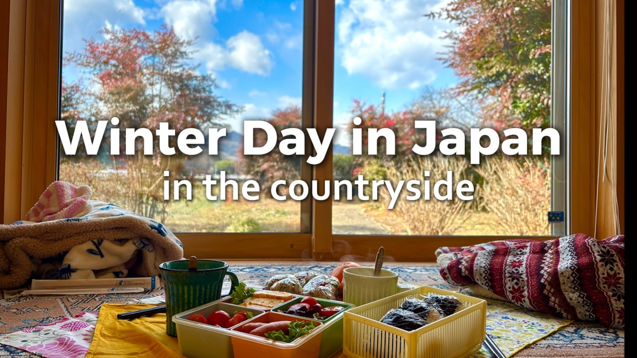 Winter Indoor Picnic in the Japanese Countryside | cozy, calm, homemade lunch