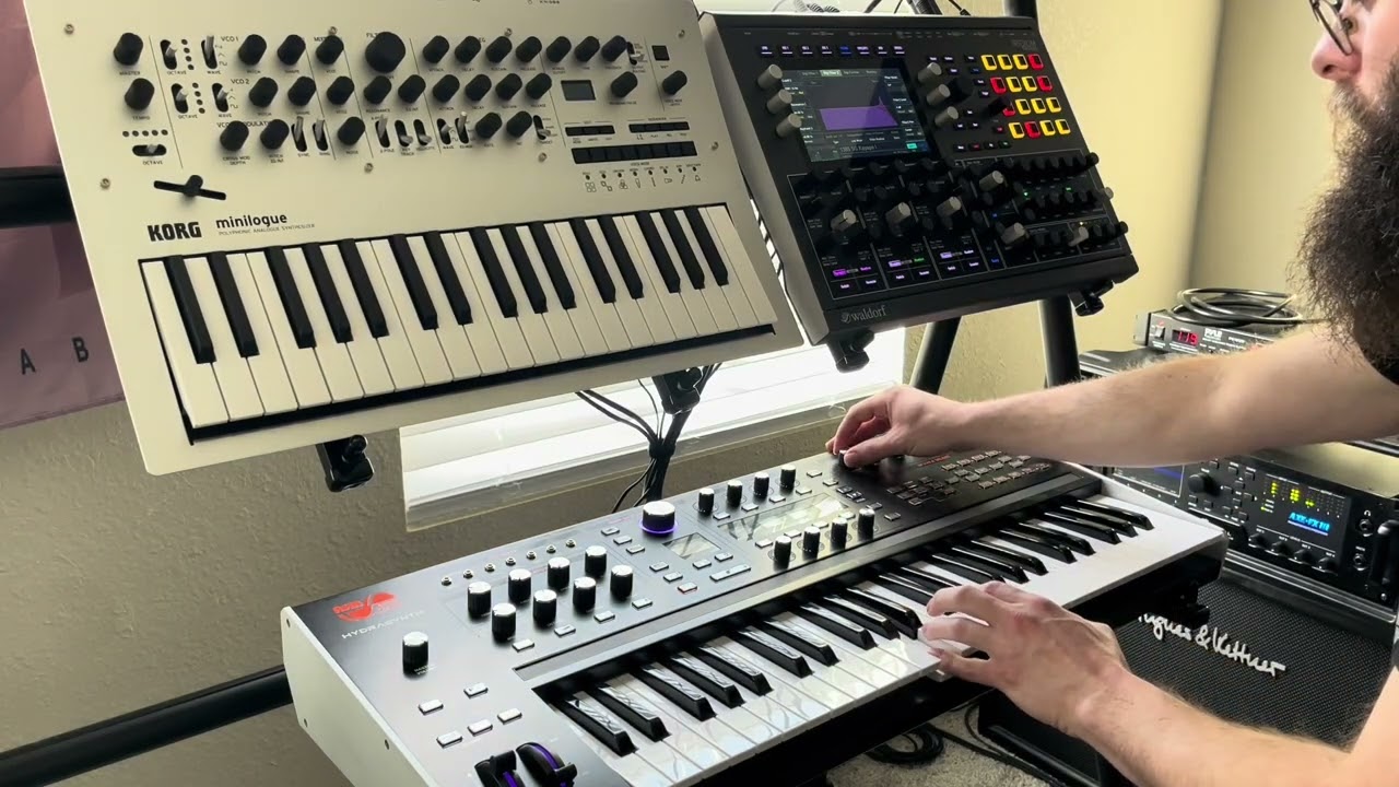 Ambient Sci-Fi Synth | Hydrasynth x Waldorf Sequence/Pad Jam