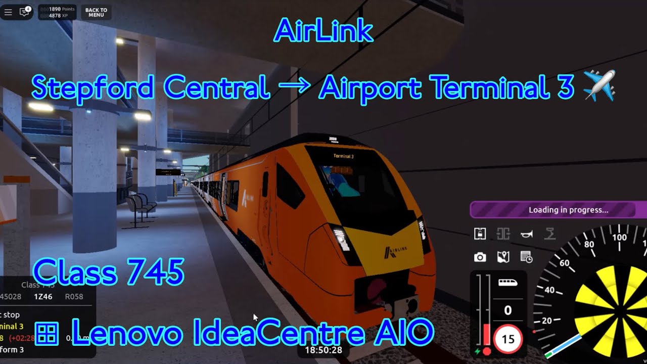Stepford County Railway 🚉 | AirLink | Stepford Central &rarr; Airport Terminal 3 ✈︎