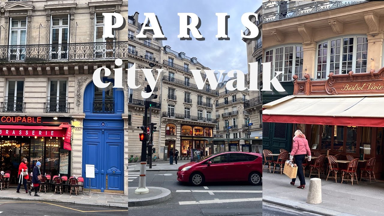 Relaxing City Walk | Paris 🇫🇷 January