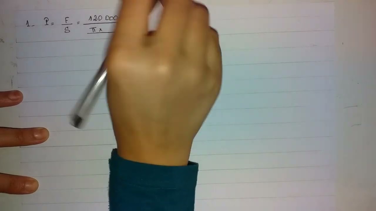 Exercice hydraulique (EFF)