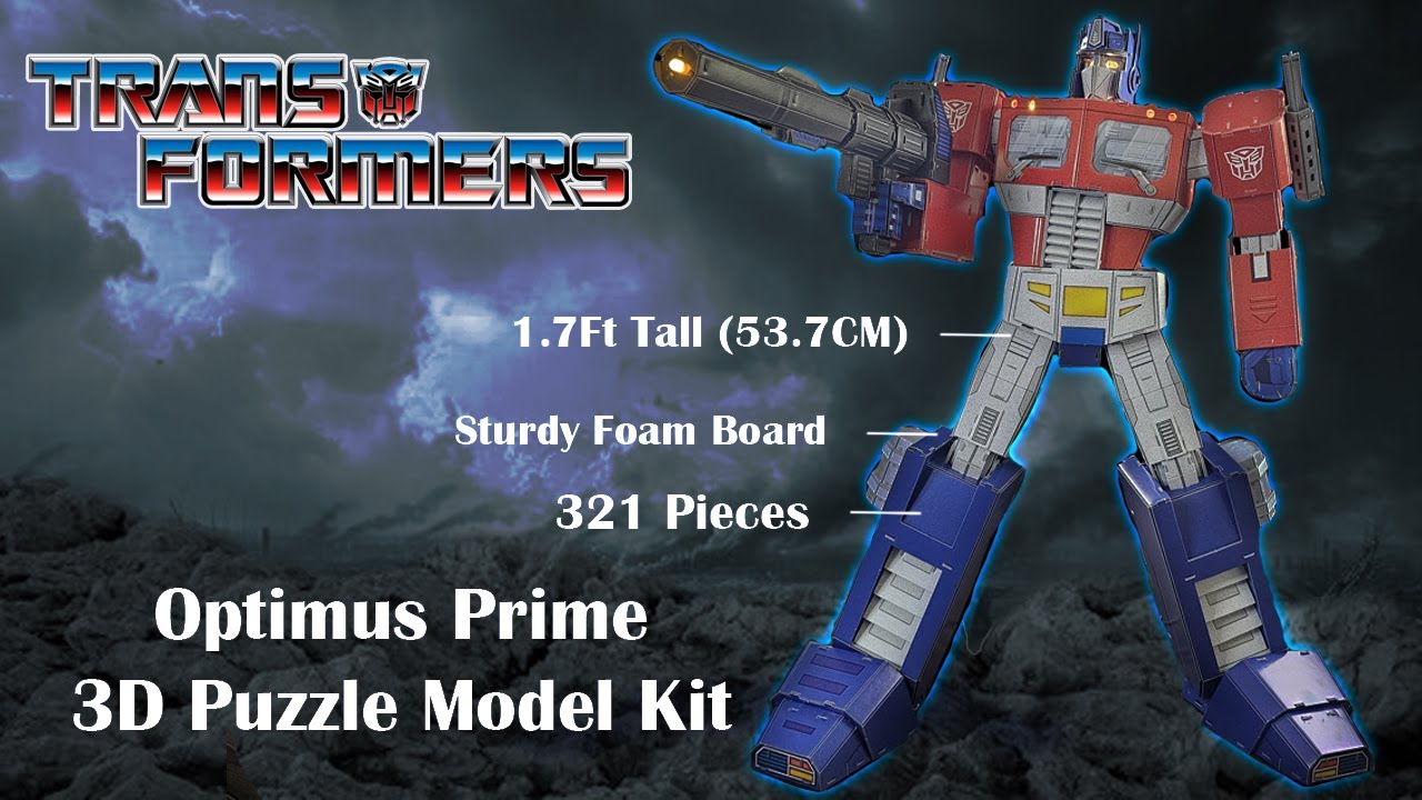 3D Optimus Prime Puzzle: The Most Delicate Model Kit Ever! 2024