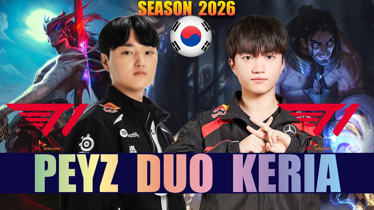 T1 Peyz YONE & Keria SYLAS Duo Bot - Patch 26.14 KR Ranked | lolrec