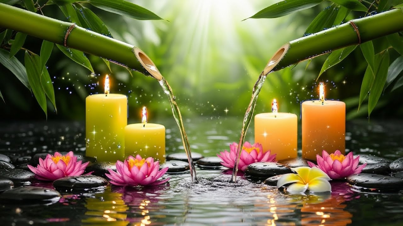 Heavenly Bamboo Garden  Magical Water Sounds
