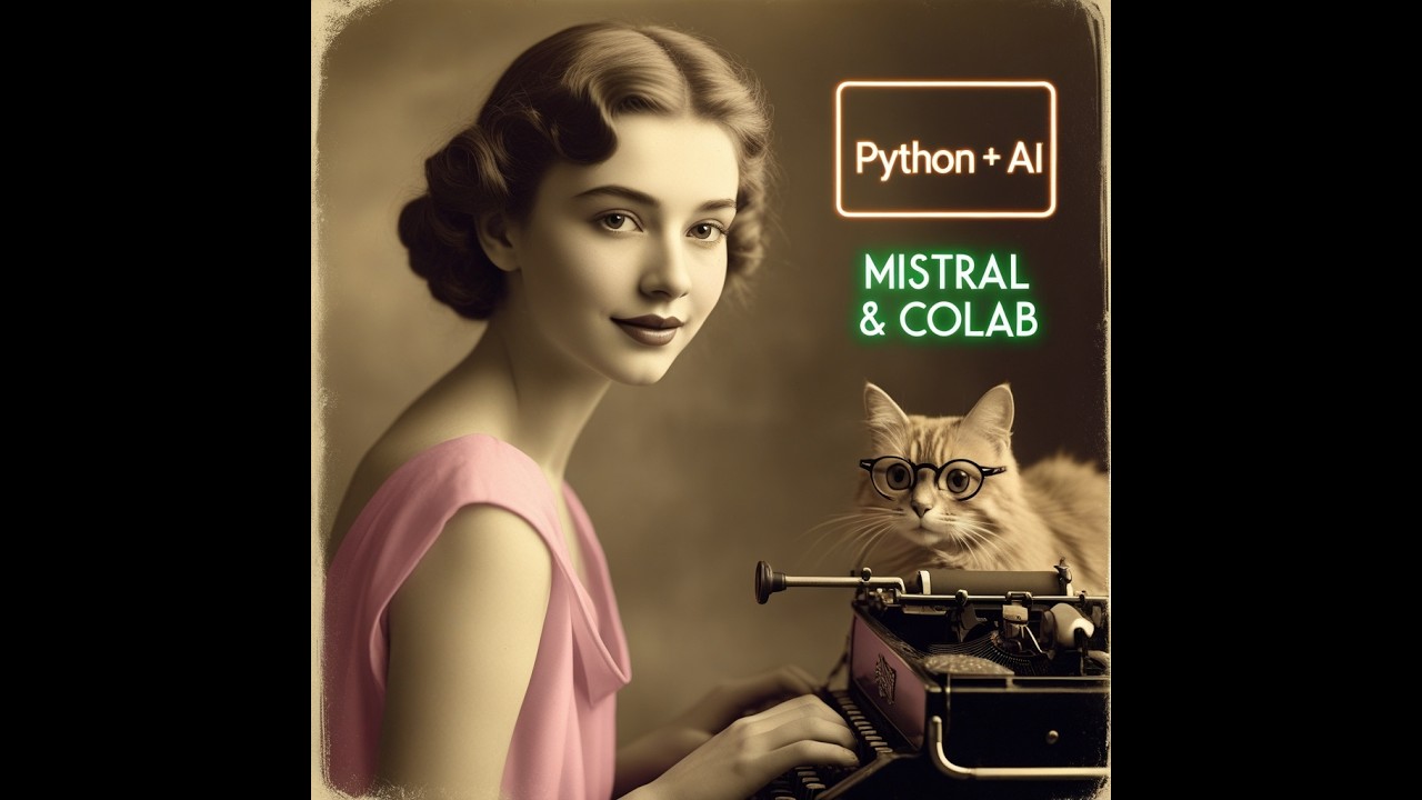 🐍 Python + AI для новичков, Mistral и Google Colab 💻✨ | Переменные, условия, циклы с котами! 🐱