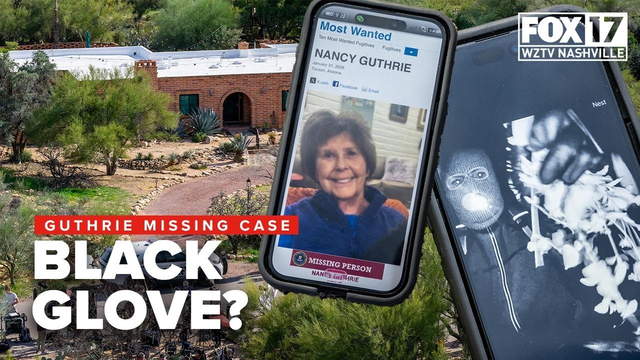 Man detained for questioning in Guthrie case released as black glove found