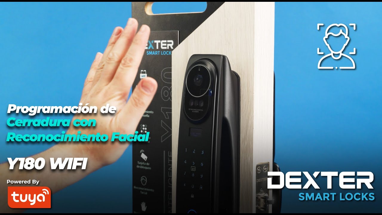 Programación de Cerradura Inteligente con Reconocimiento Facial - Y180 WIFI Dexter Smart Locks
