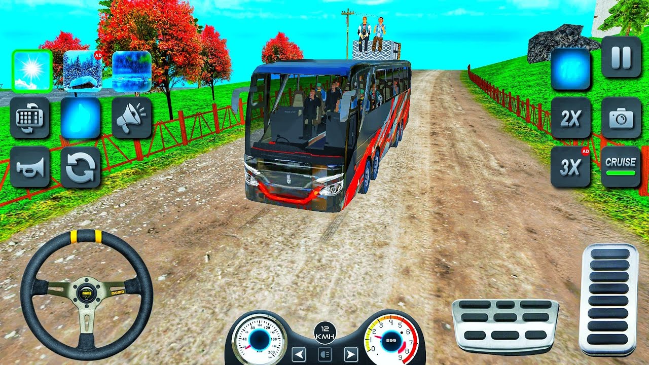 Us Coach Bus Simulator Game 3d Realistic Bus euro Driving Gameplay Android iOS