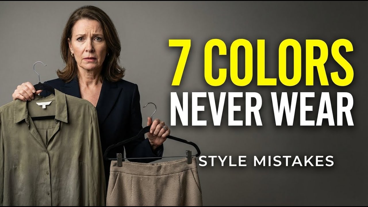 These 7 Colors That Make You Look Poor! Never Wear Them