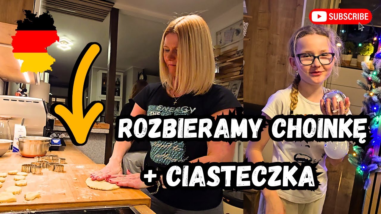 Choinkę już rozbieramy i pokazujemy przepis na ciasteczka | Rodzinny vlog!