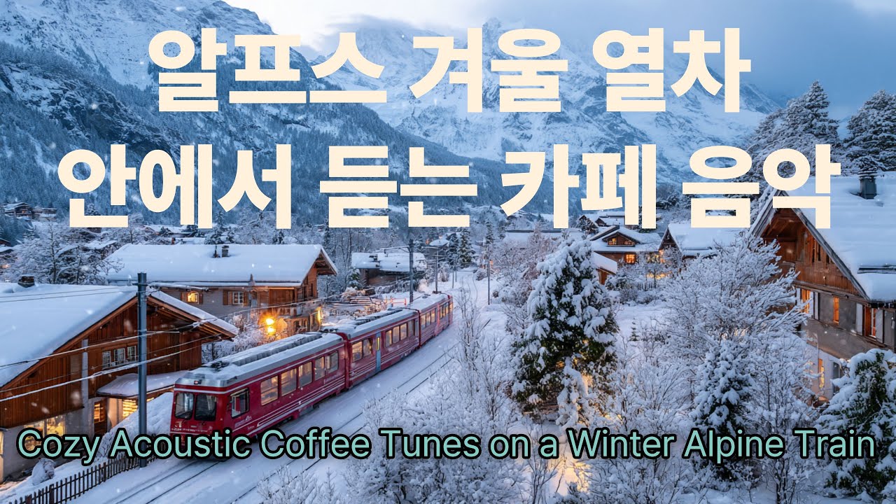 🚂 알프스 겨울 열차 안에서 듣는 카페 음악 | OrangeJYUN Playlist Vol.10 — Alpine Winter Train Edition