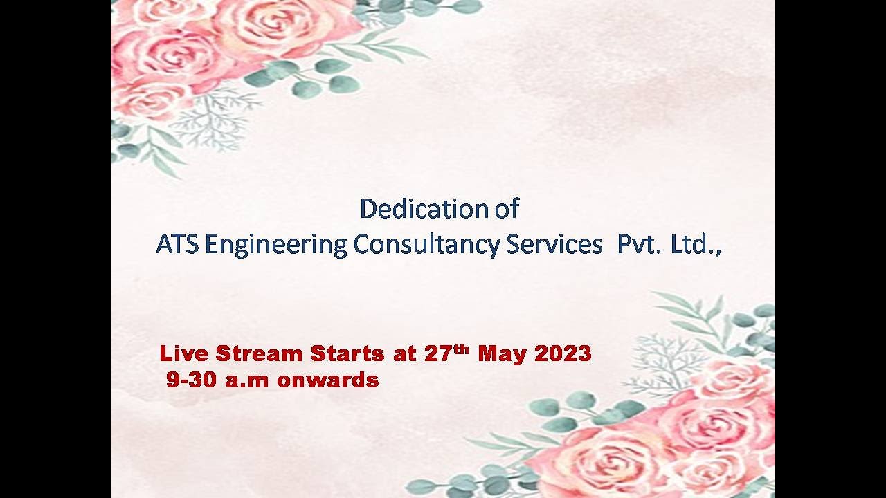 Dedication of ATS Engineering Consultancy Services Pvt. Ltd.