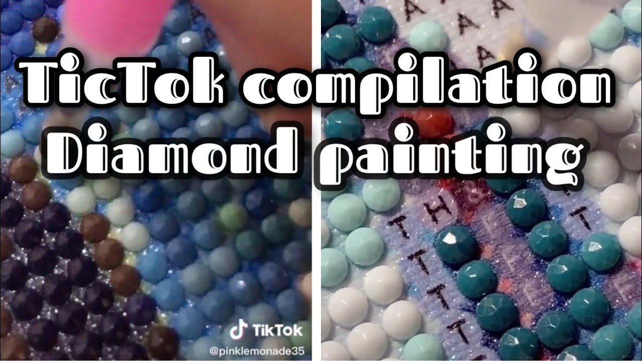 Asmr Diamond Painting TicTok Compilation Part 9