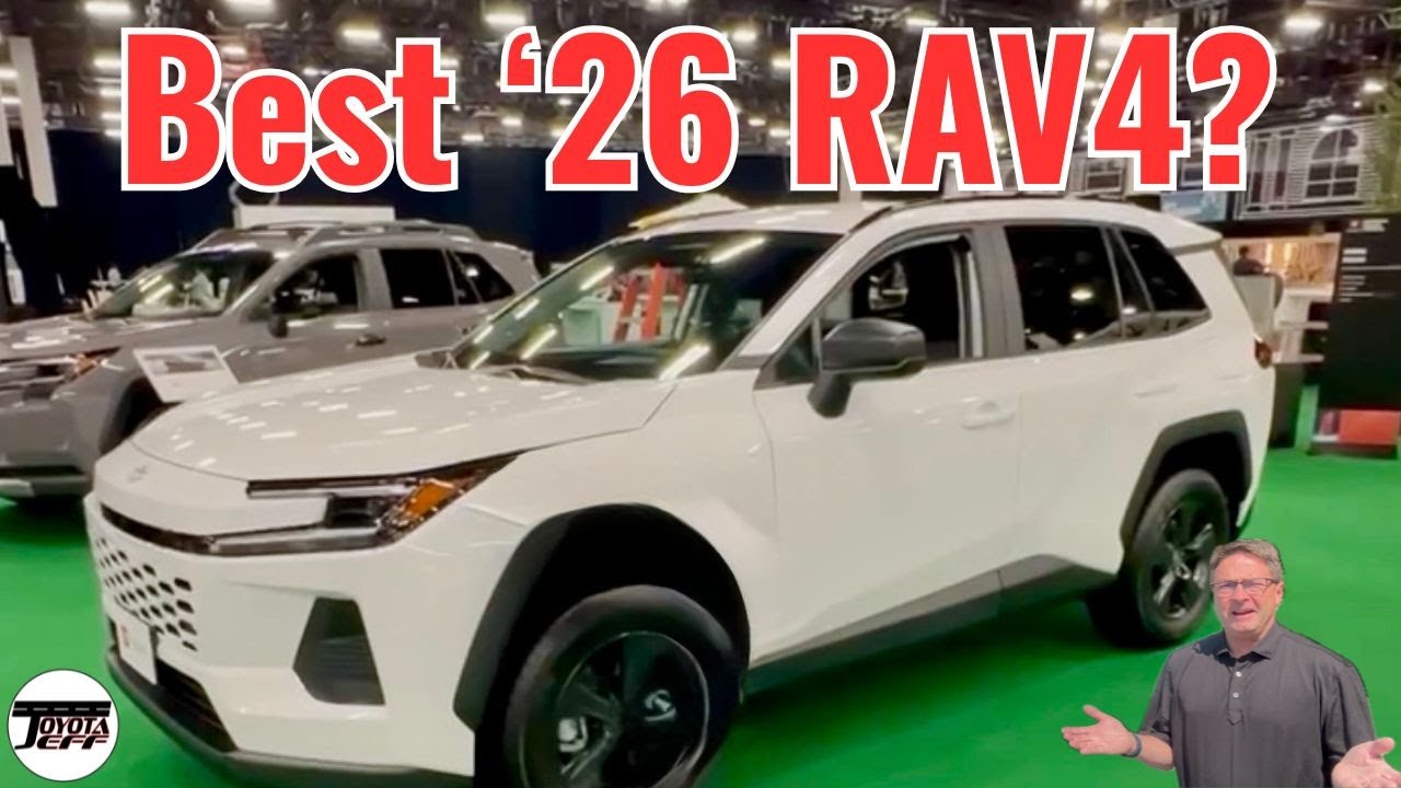 Первый обзор Toyota RAV4 LE 2026 года: интерьер, характеристики, цвета!