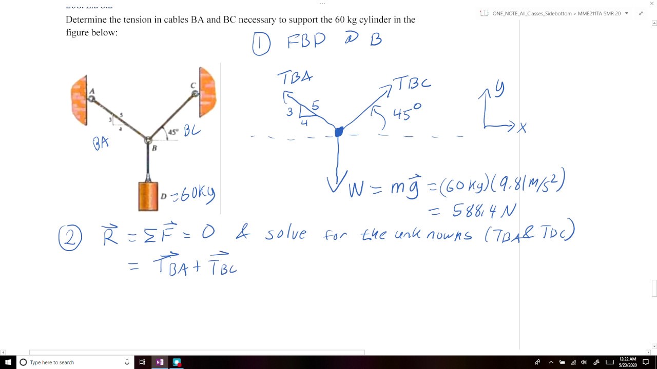 MME 211-L05-#20b Ex 3.2 Particle Equilibrium