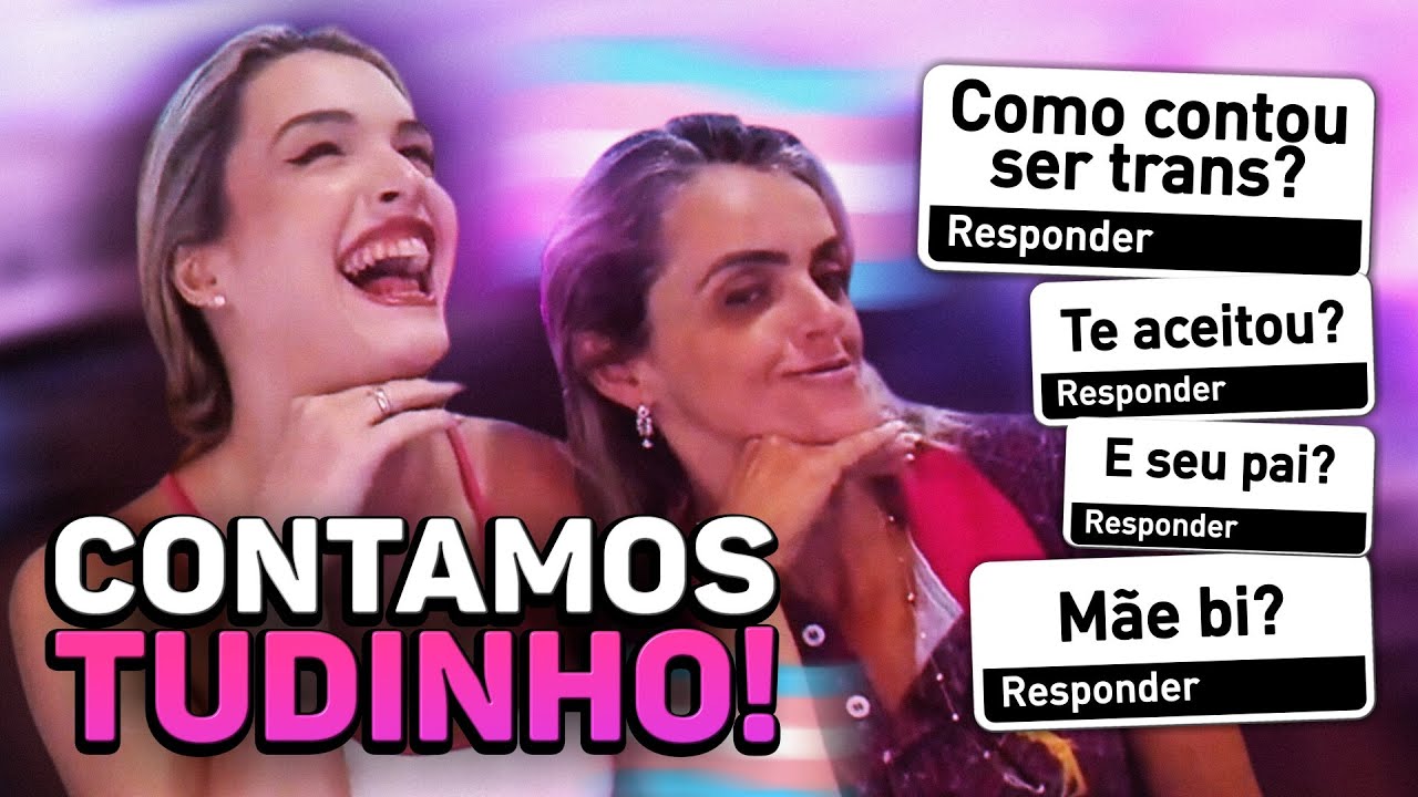 Respondendo PERGUNTAS com MINHA MÃE 🏳️‍⚧️