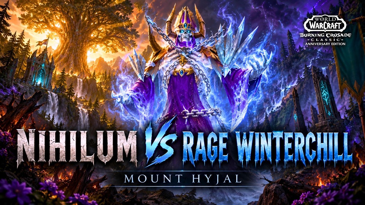 Nihilum против Rage Winterchill (Битва за гору Хиджал) | Юбилей TBC Classic