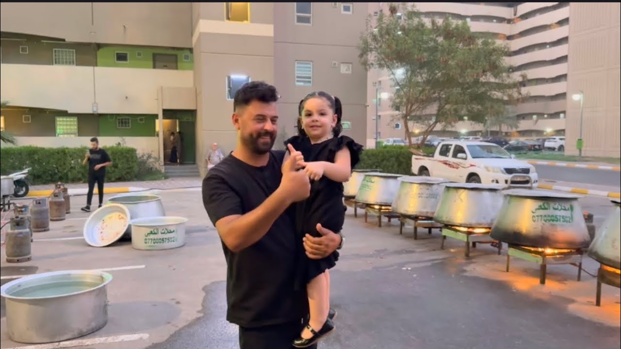 طبخ كميه كبيره في مدينة بسماية اجواء حسينيه