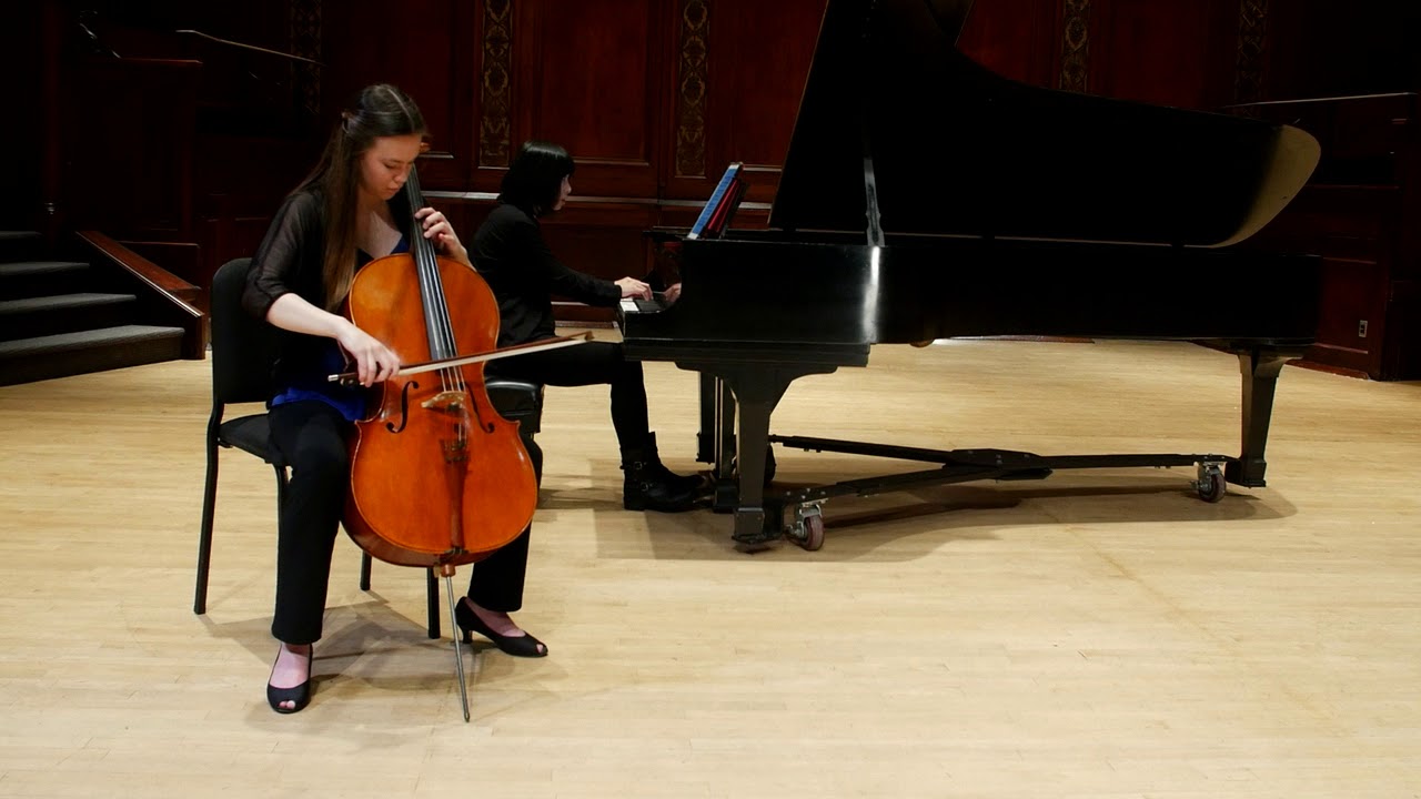 Dvorak Cello Concerto in B minor, Movement 1, played by Jackie Hager