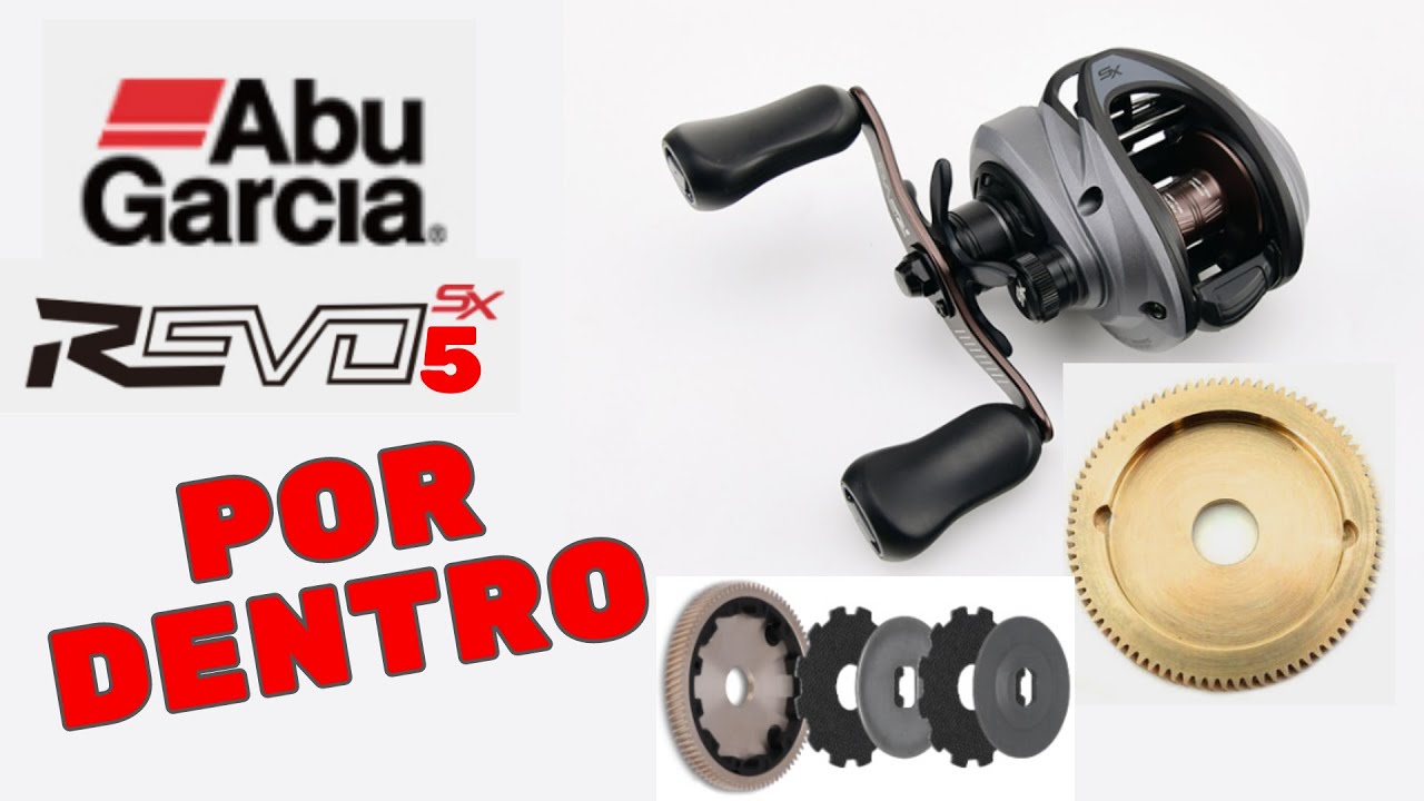 Por dentro da carretilha Abu Garcia REVO 5SX - inside the Revo 5SX reel