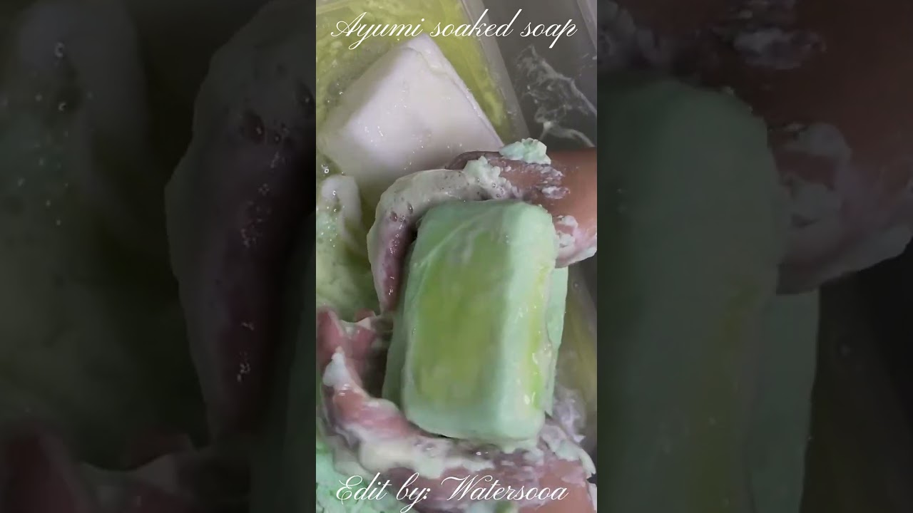 🩷THE BEST SOAKED SOAP🩷SOFT MUSHY SOAP🩷#satisfying